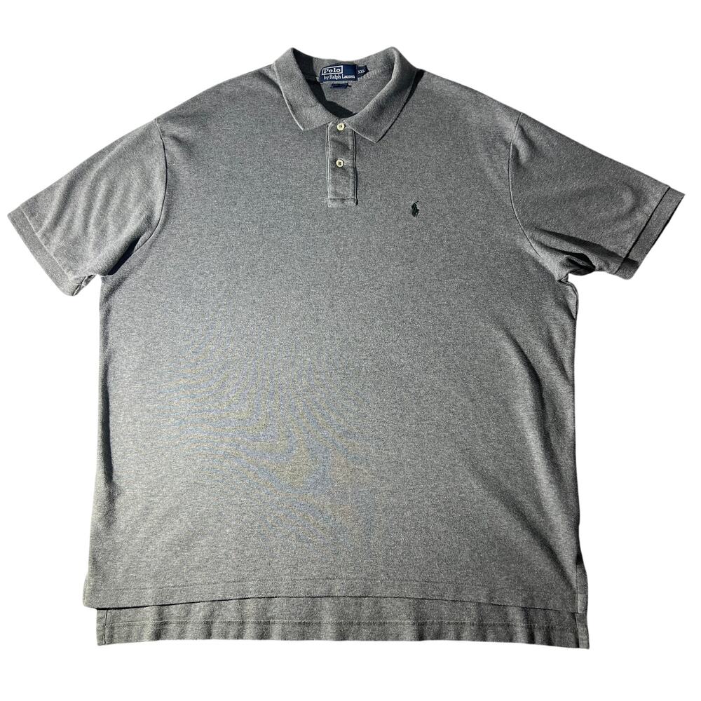 Polo Ralph Lauren Mens Polo Shirt XXL Gray Cotton